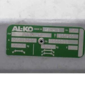 Essieu freiné AL-KO COMPACT pour remorque / dépanneuse 1350kg 1750mm 2200mm 5x112