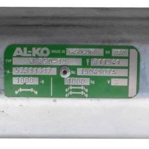 Essieu freiné AL-KO COMPACT pour remorque / dépanneuse 1000kg 1220mm 1780mm 4x100