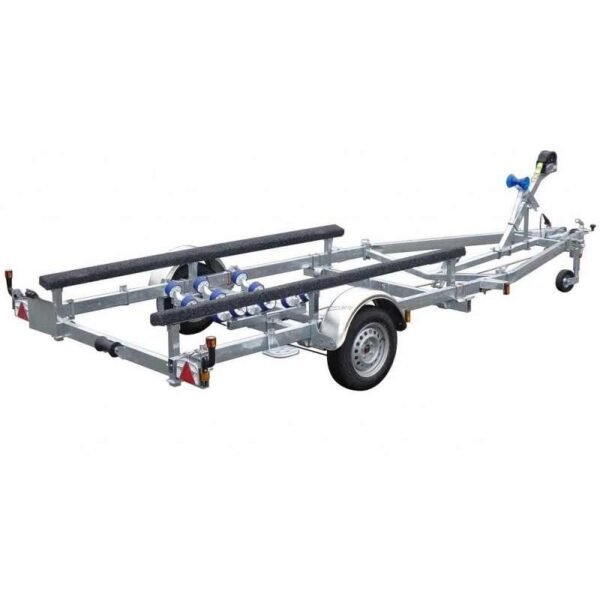 Remorque bateau immergeable SUN WAY - D1613 - PTAC : 1350Kg - Kit patins - 1 essieu